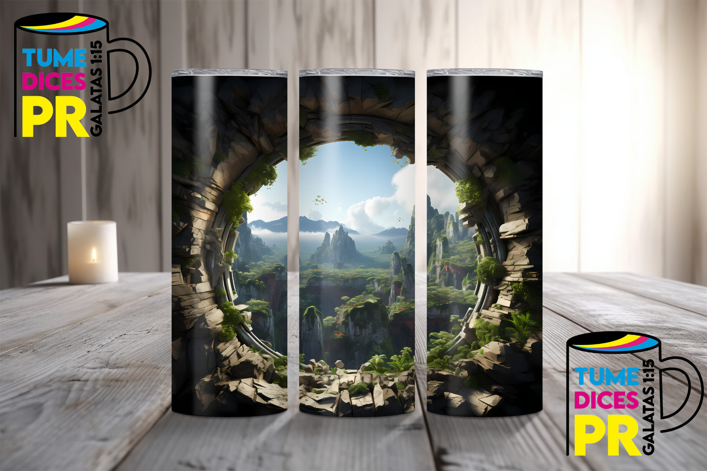 PAISAJES Skinny Tumbler