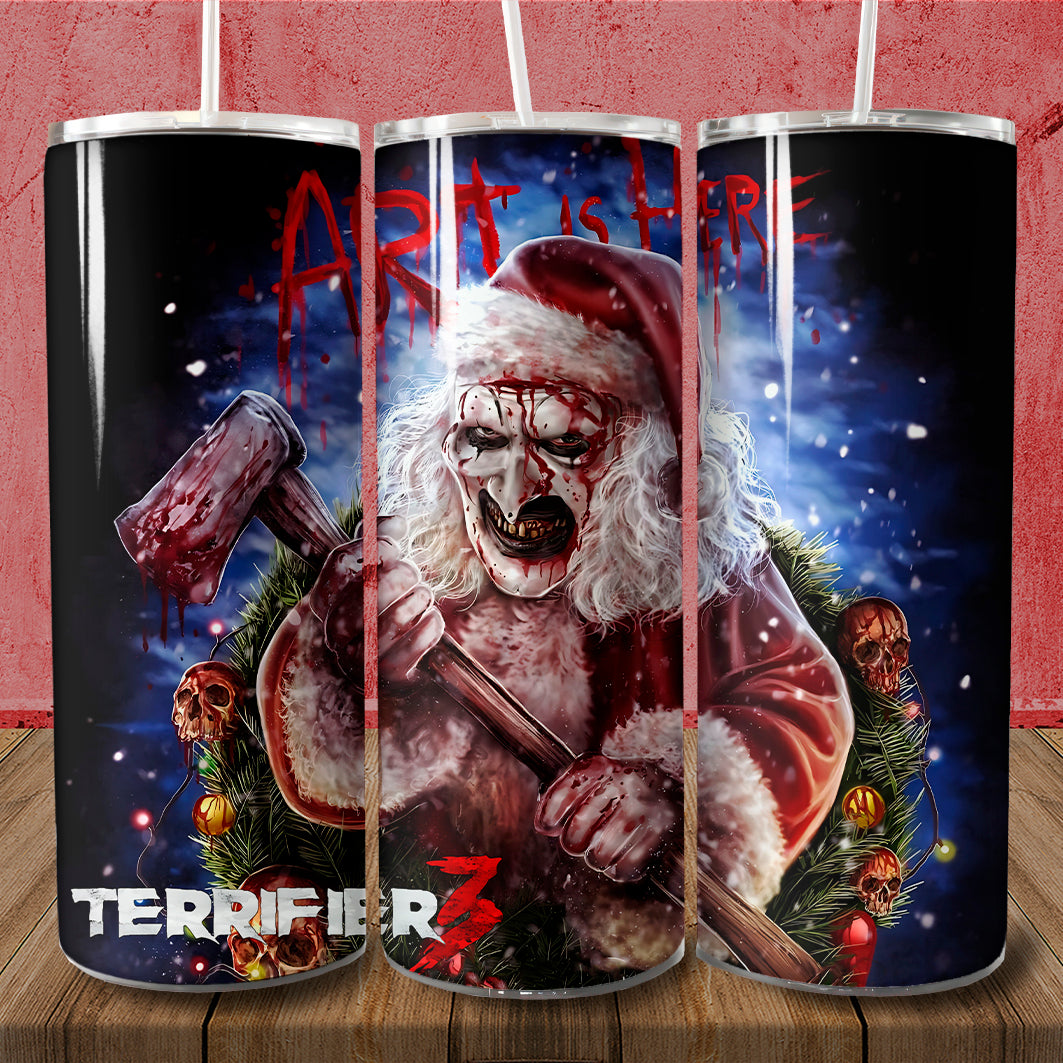 Terrifier Skinny Tumbler