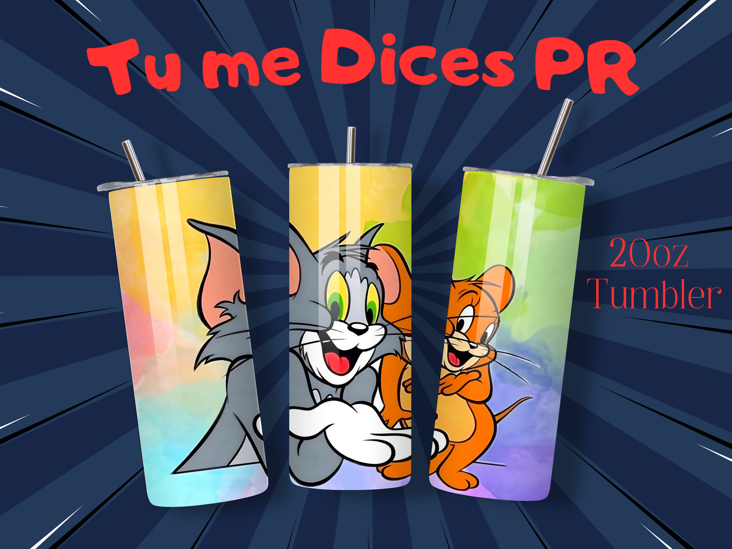 Tom & Jerry Skinny Tumbler