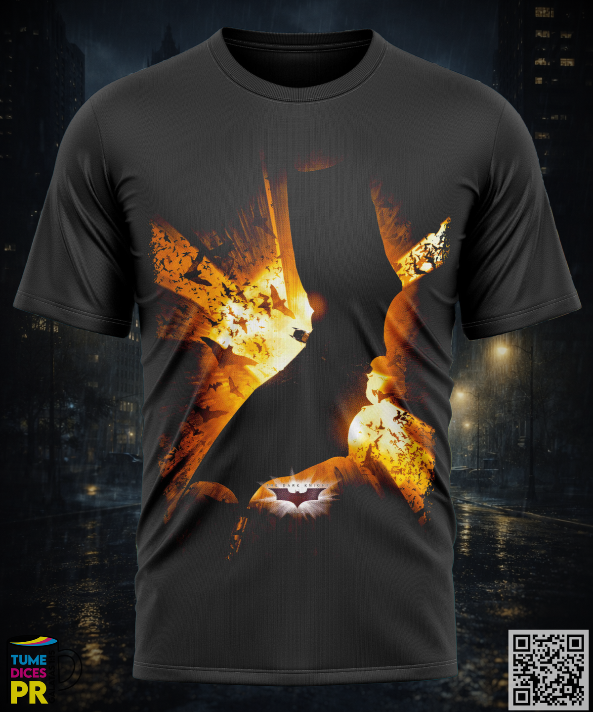 Camiseta Batman | Algodón y poliéster | Tallas S–XL