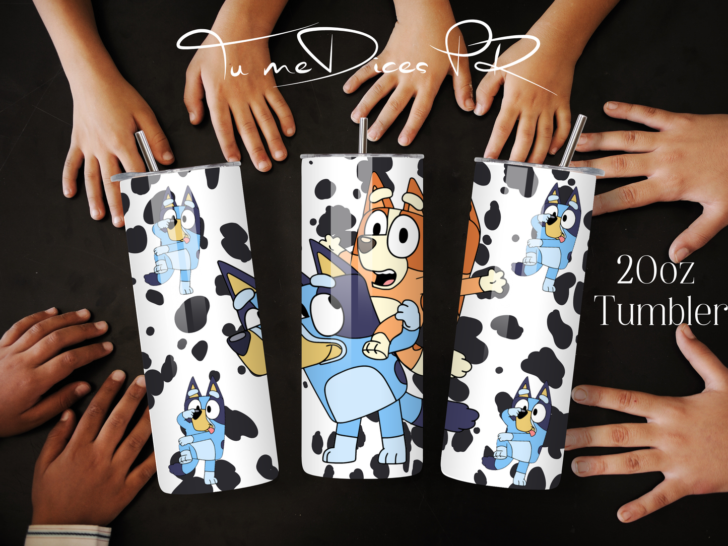 BLUEY Skinny Tumbler