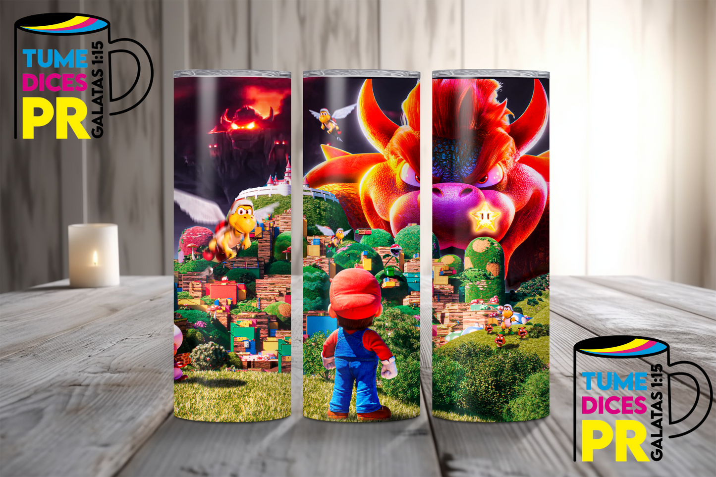 MARIO BROS Skinny Tumbler