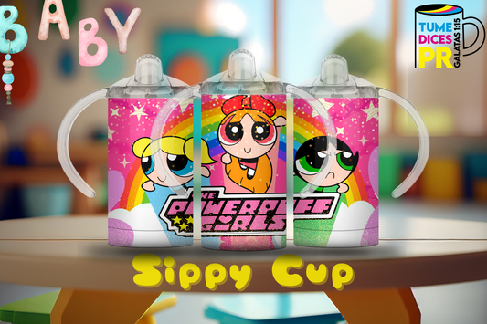 Sippy Cup Chicas Superpoderosas 5 12 oz | Acero inoxidable | Con sorbeto