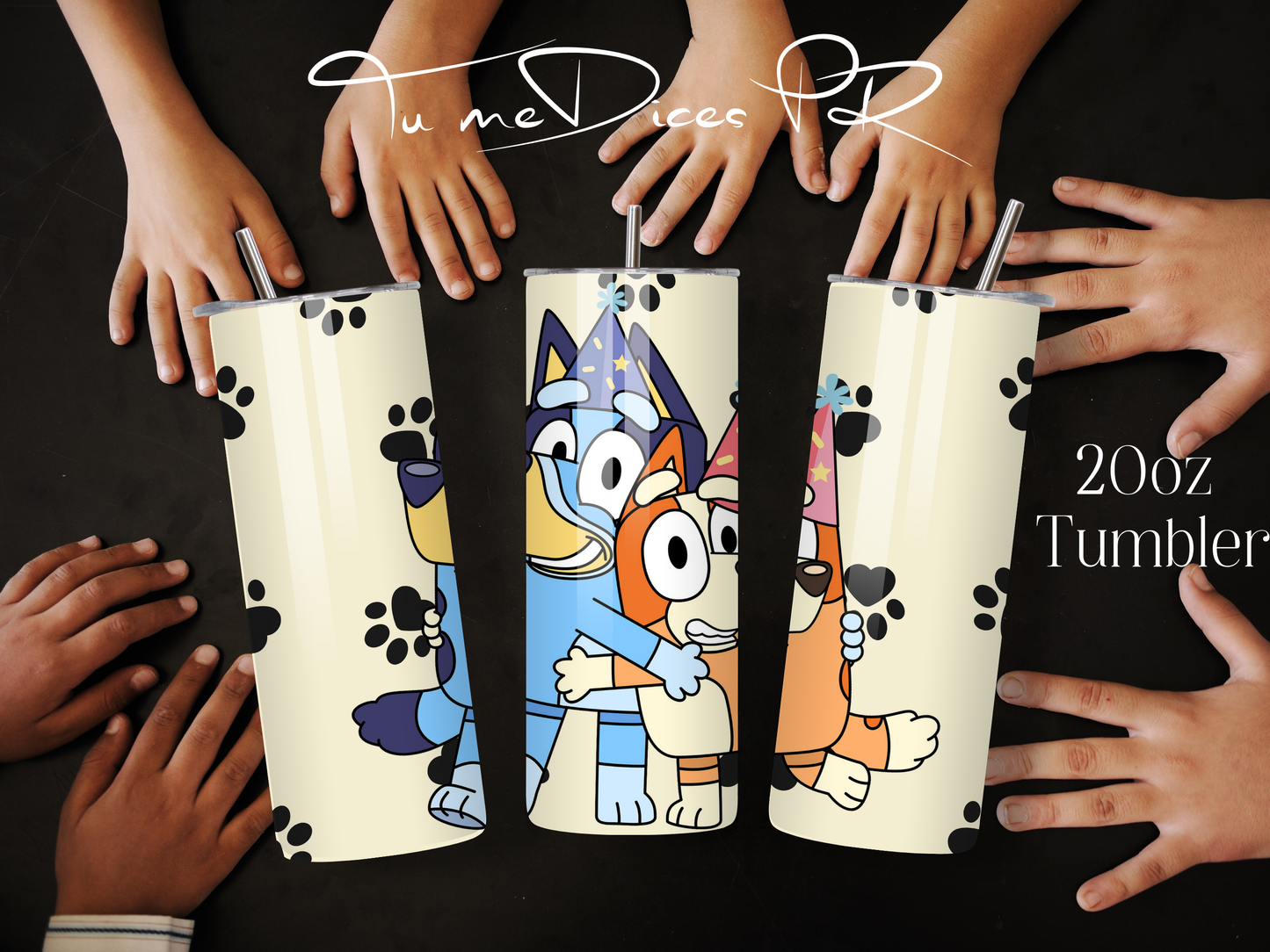 BLUEY Skinny Tumbler