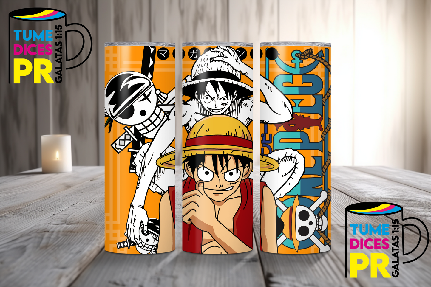 ANIME Skinny Tumbler