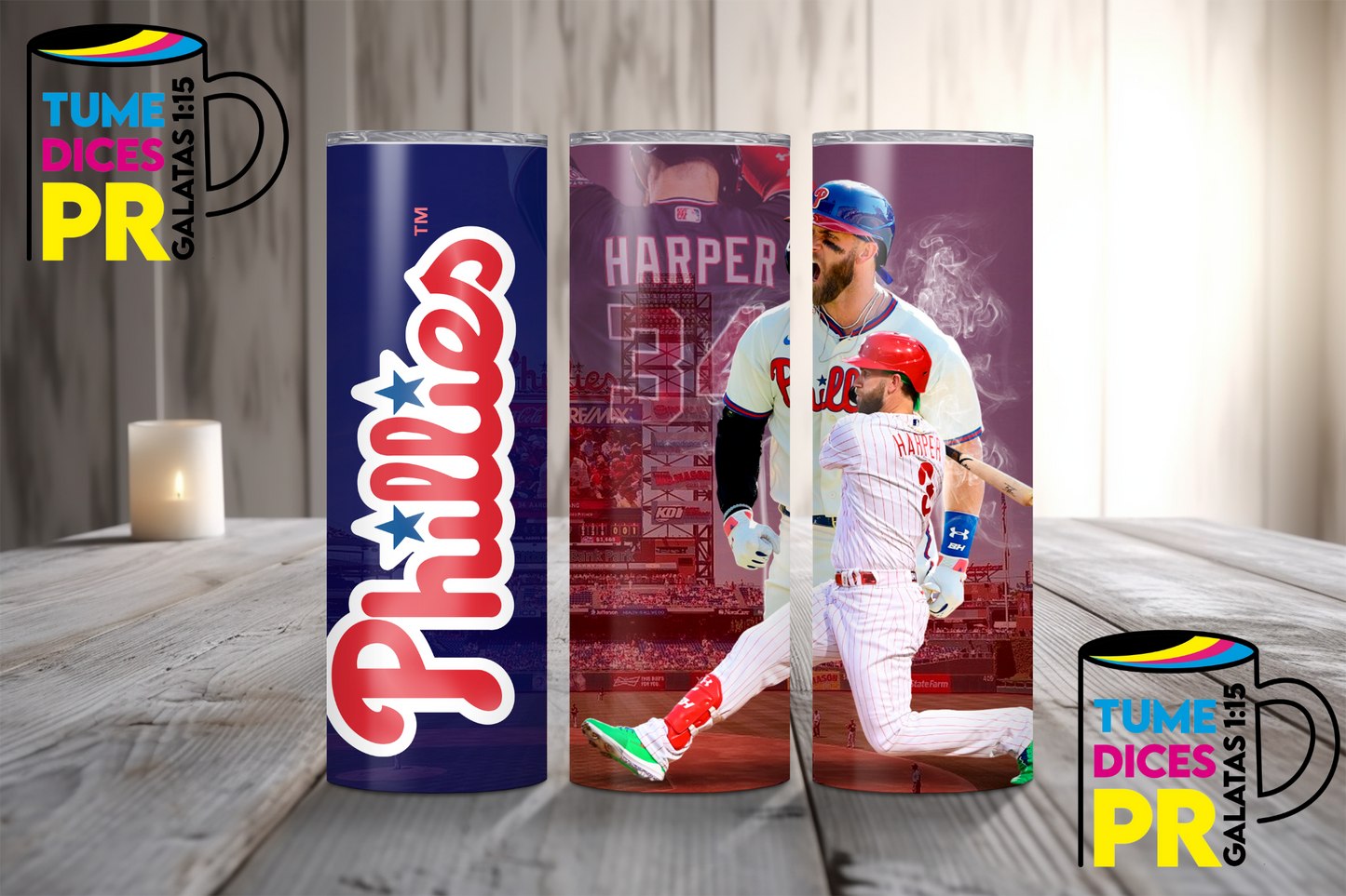 BASEBALL Skinny Tumbler