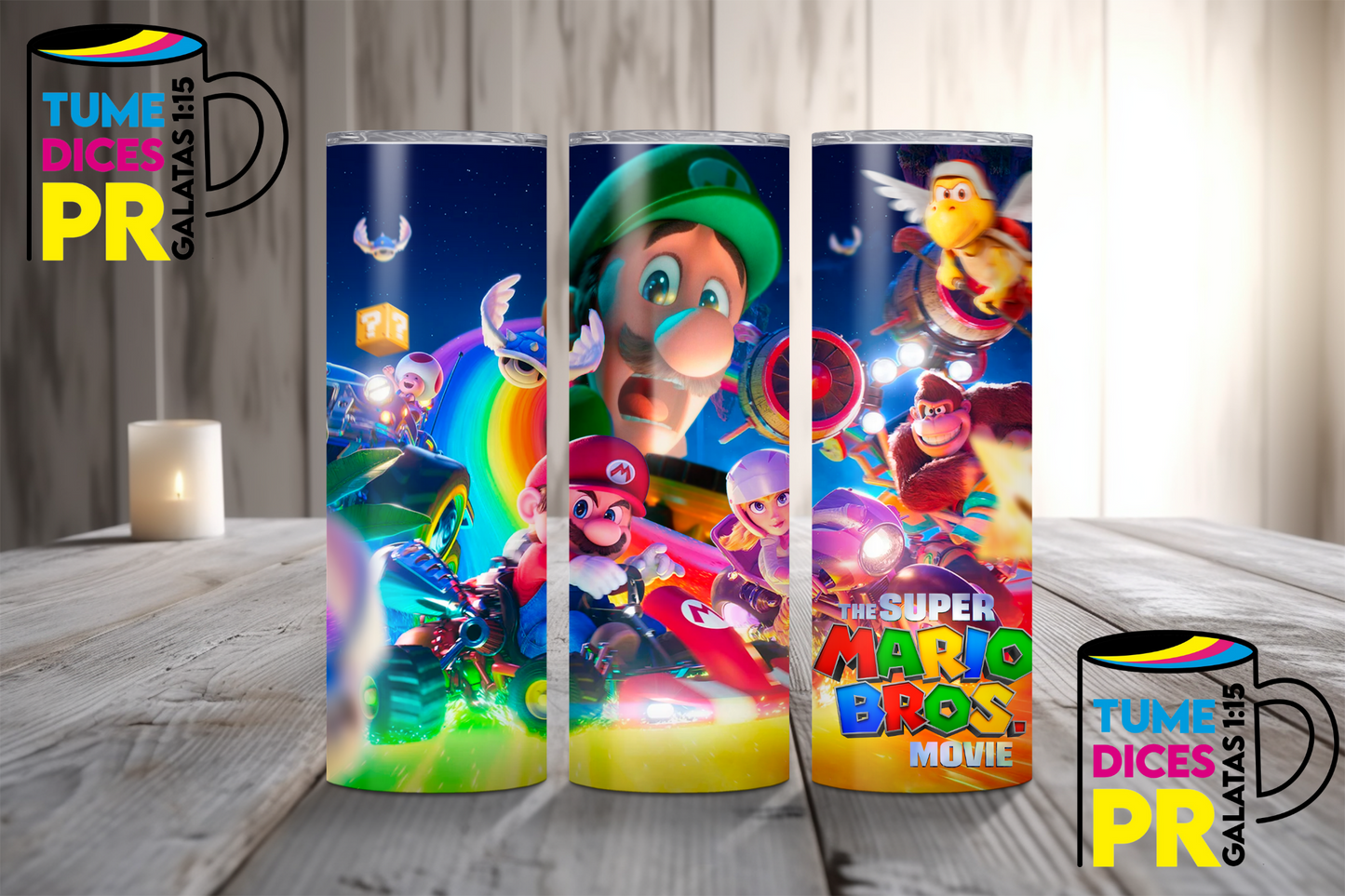 MARIO BROS Skinny Tumbler