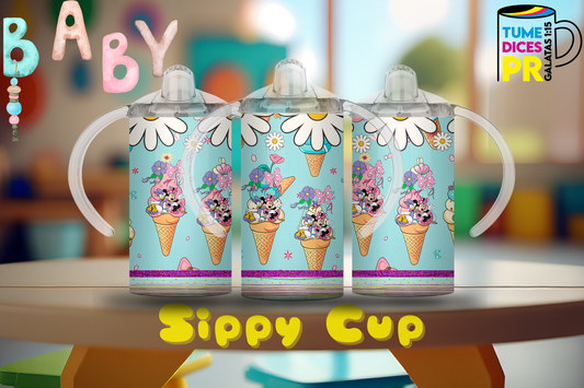 Sippy Cup Helados 12 oz | Acero inoxidable | Con sorbeto