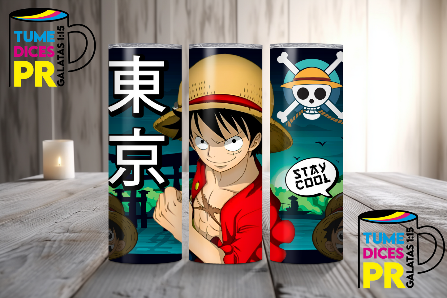 ANIME Skinny Tumbler