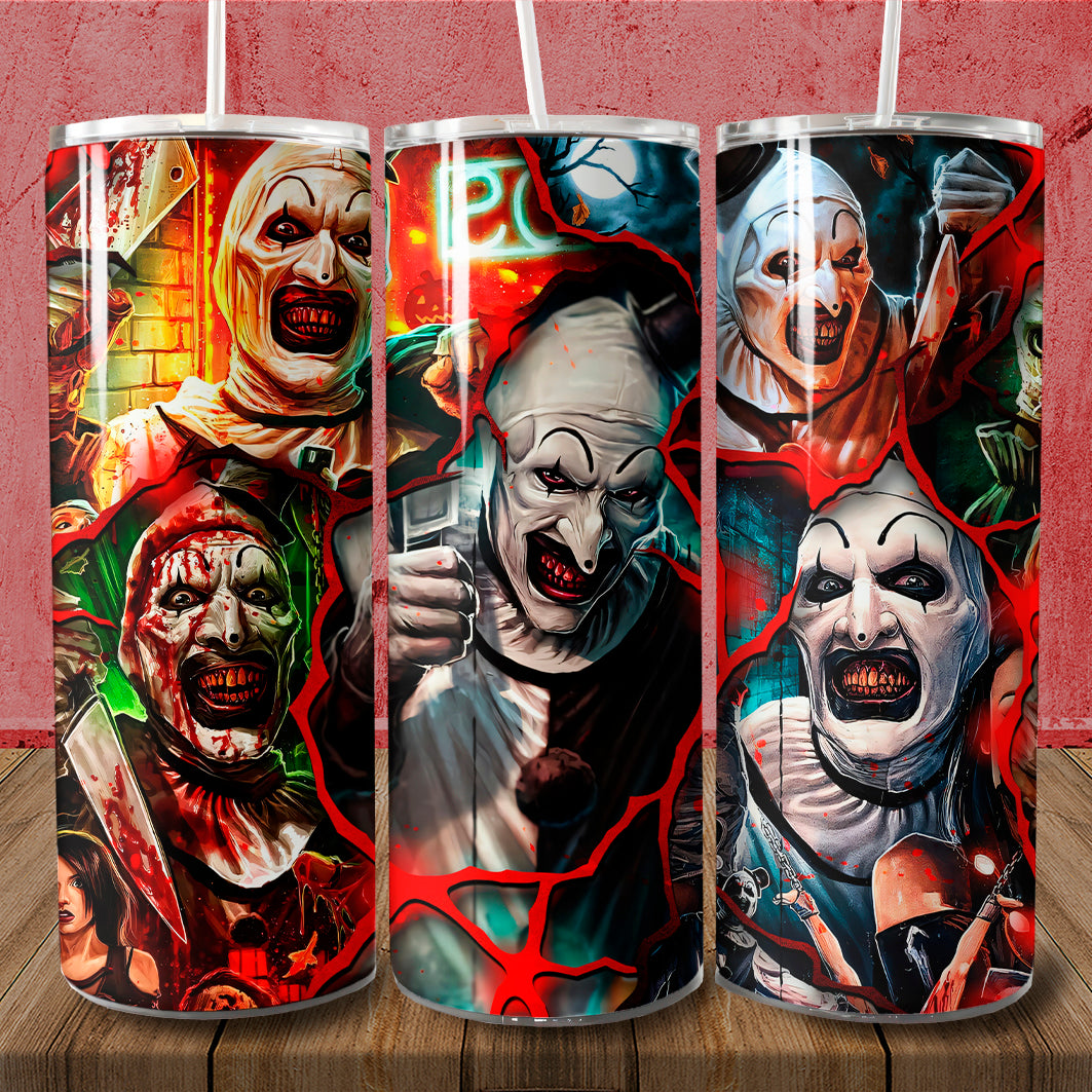 Terrifier Skinny Tumbler