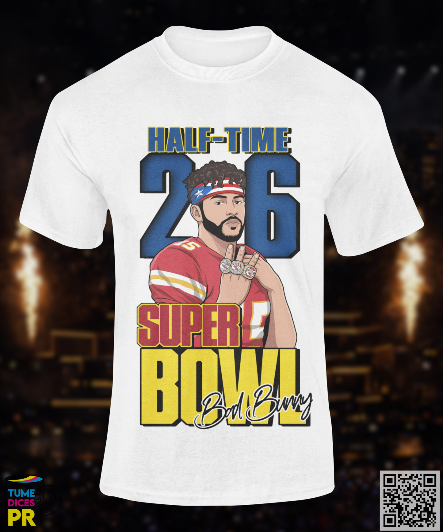 HALFTIME SHOW BAD BUNNY Camisetas