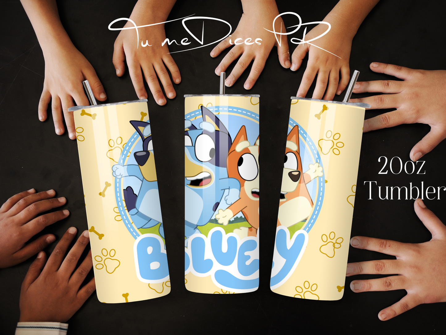 BLUEY Skinny Tumbler