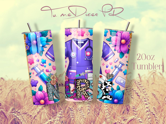 ENFERMER@S 2 Skinny Tumbler