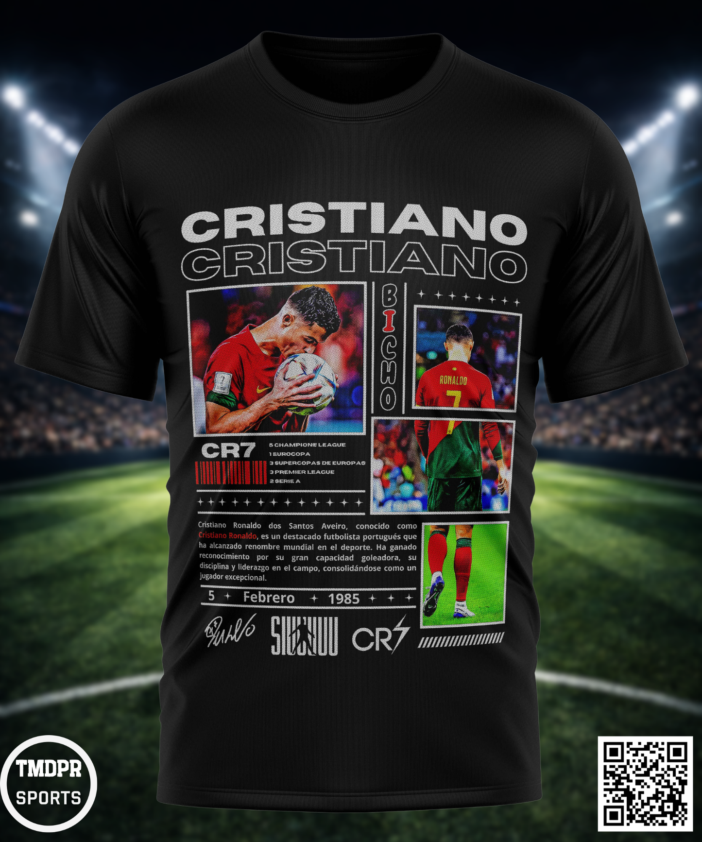 CRISTIANO RONALDO Camisetas