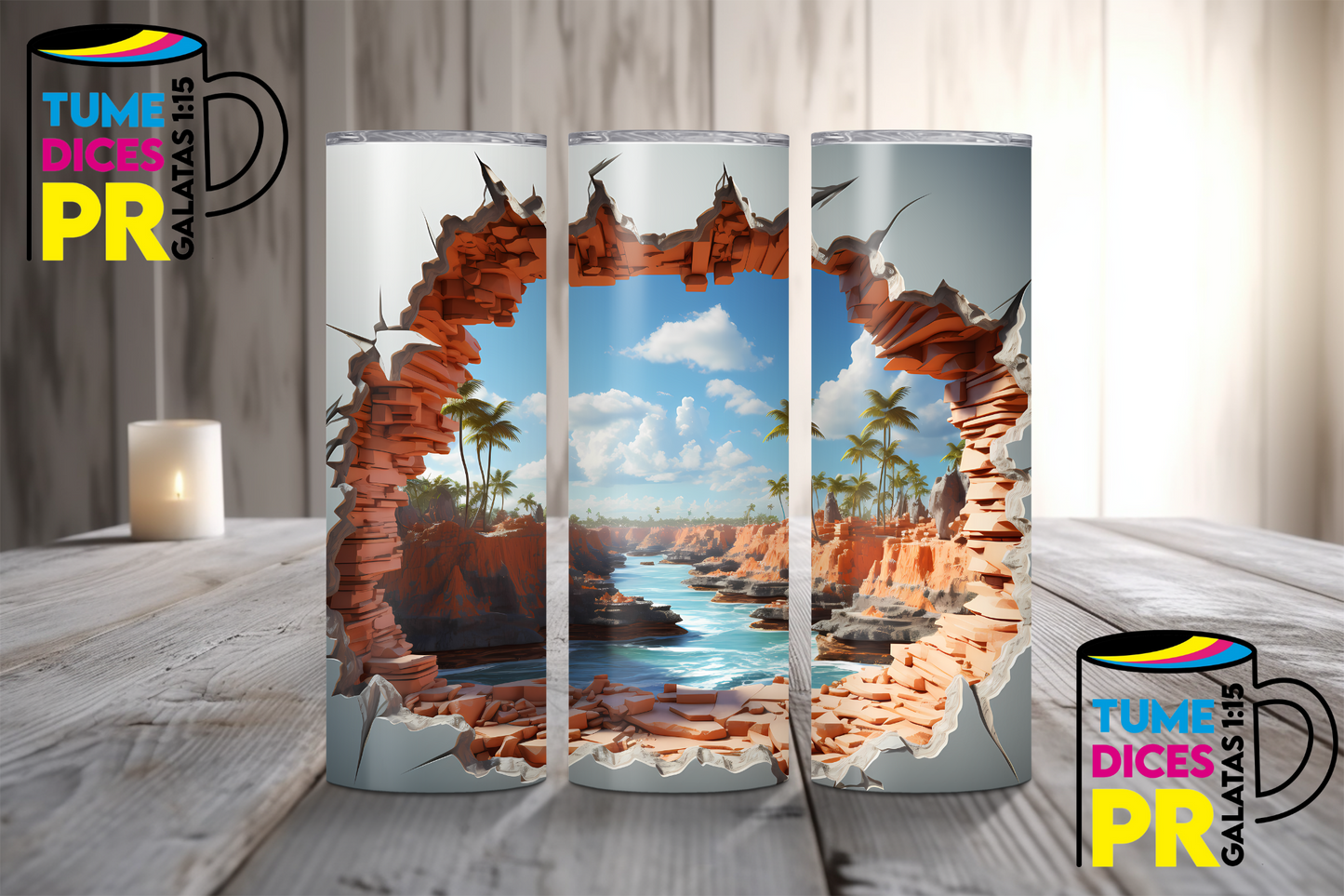 PAISAJES Skinny Tumbler