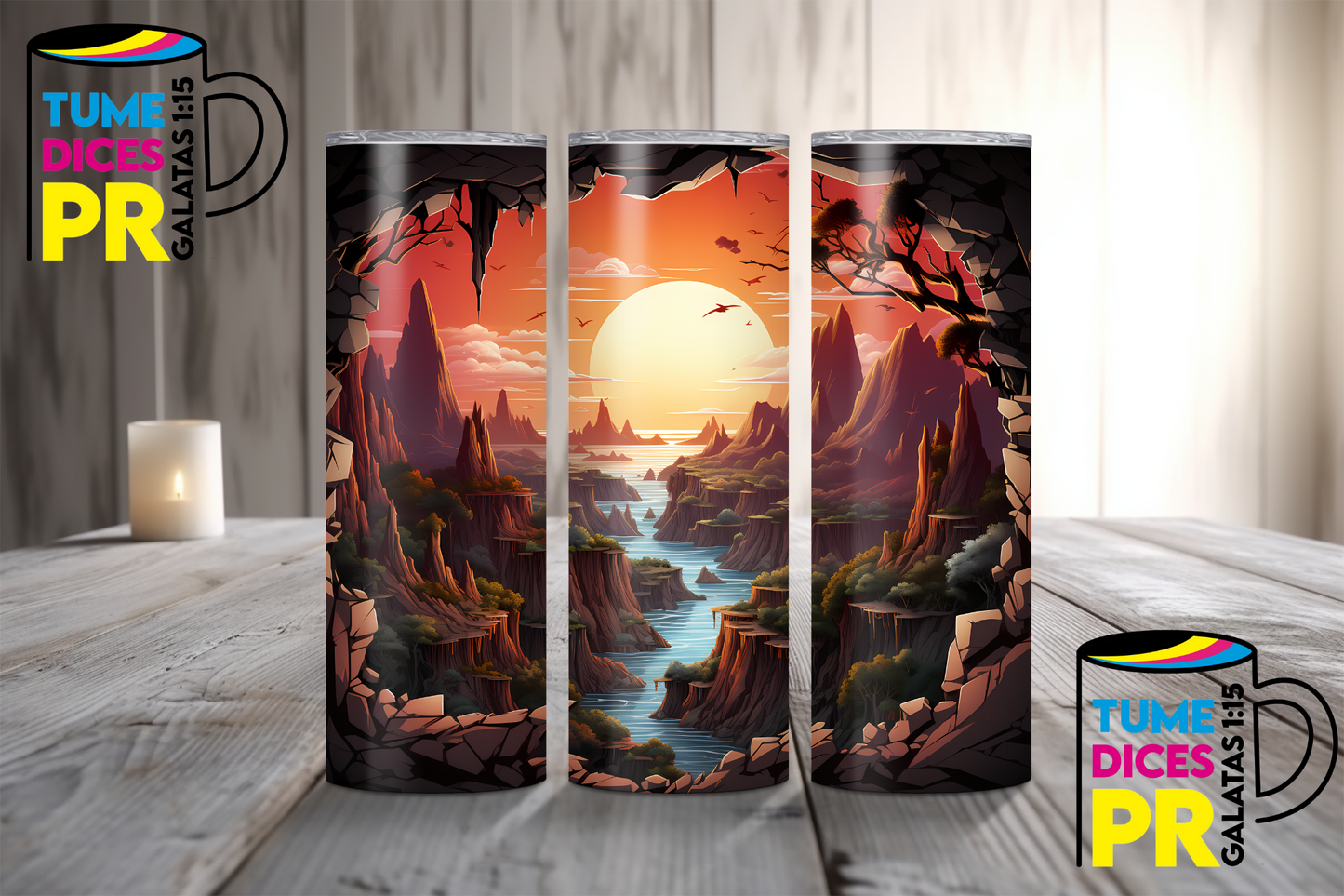 PAISAJES Skinny Tumbler