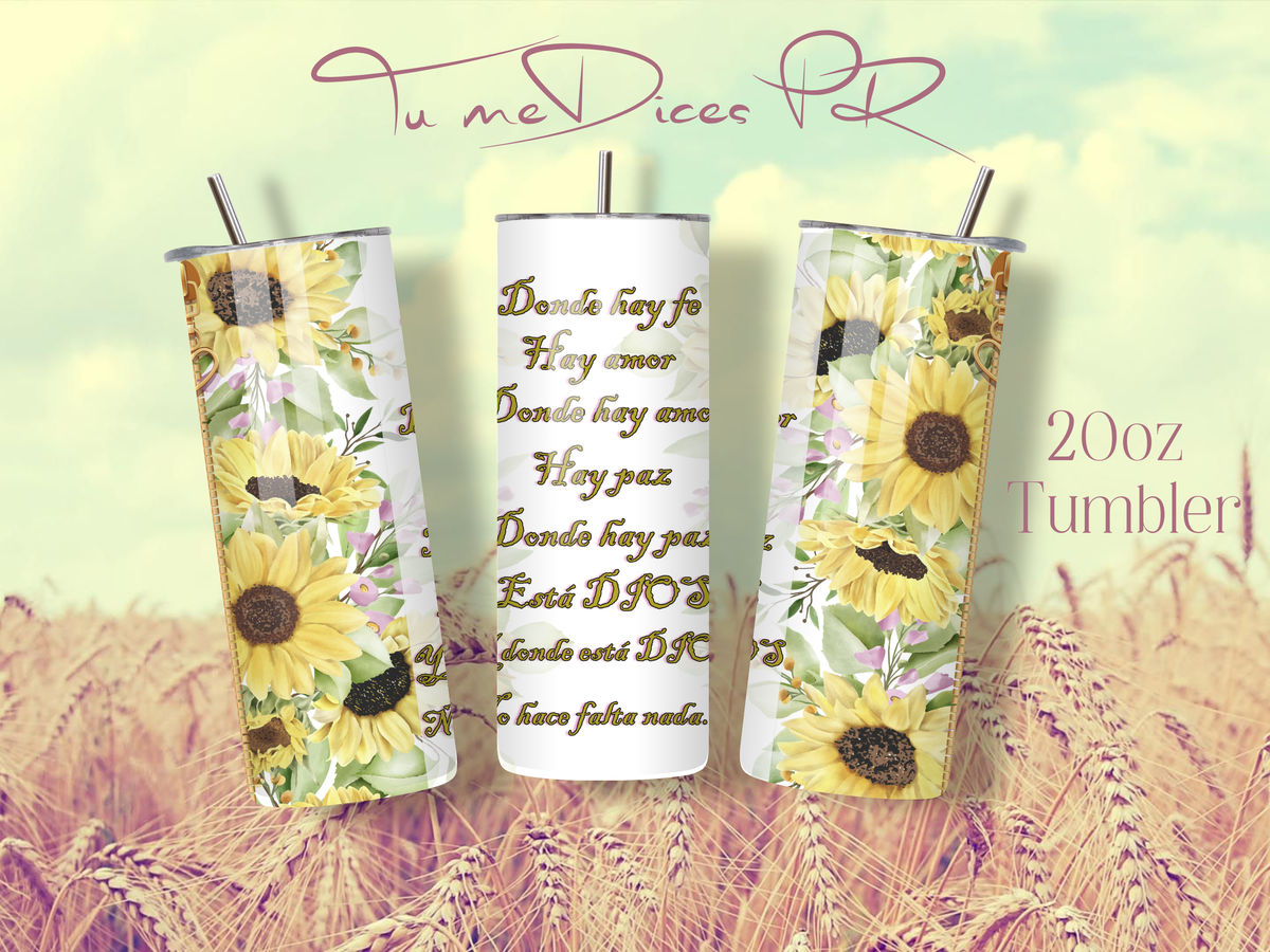 Tumbler Cristianos Skinny 20 oz | Personalizable | Mantiene frío y calor