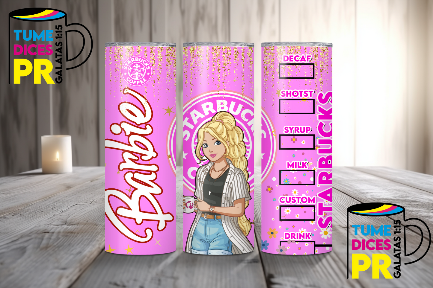 BARBIE Skinny Tumbler