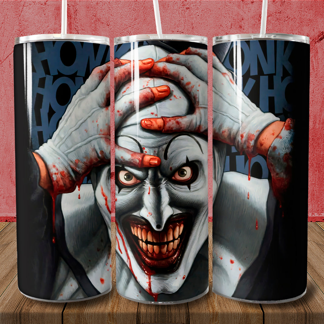 Terrifier Skinny Tumbler