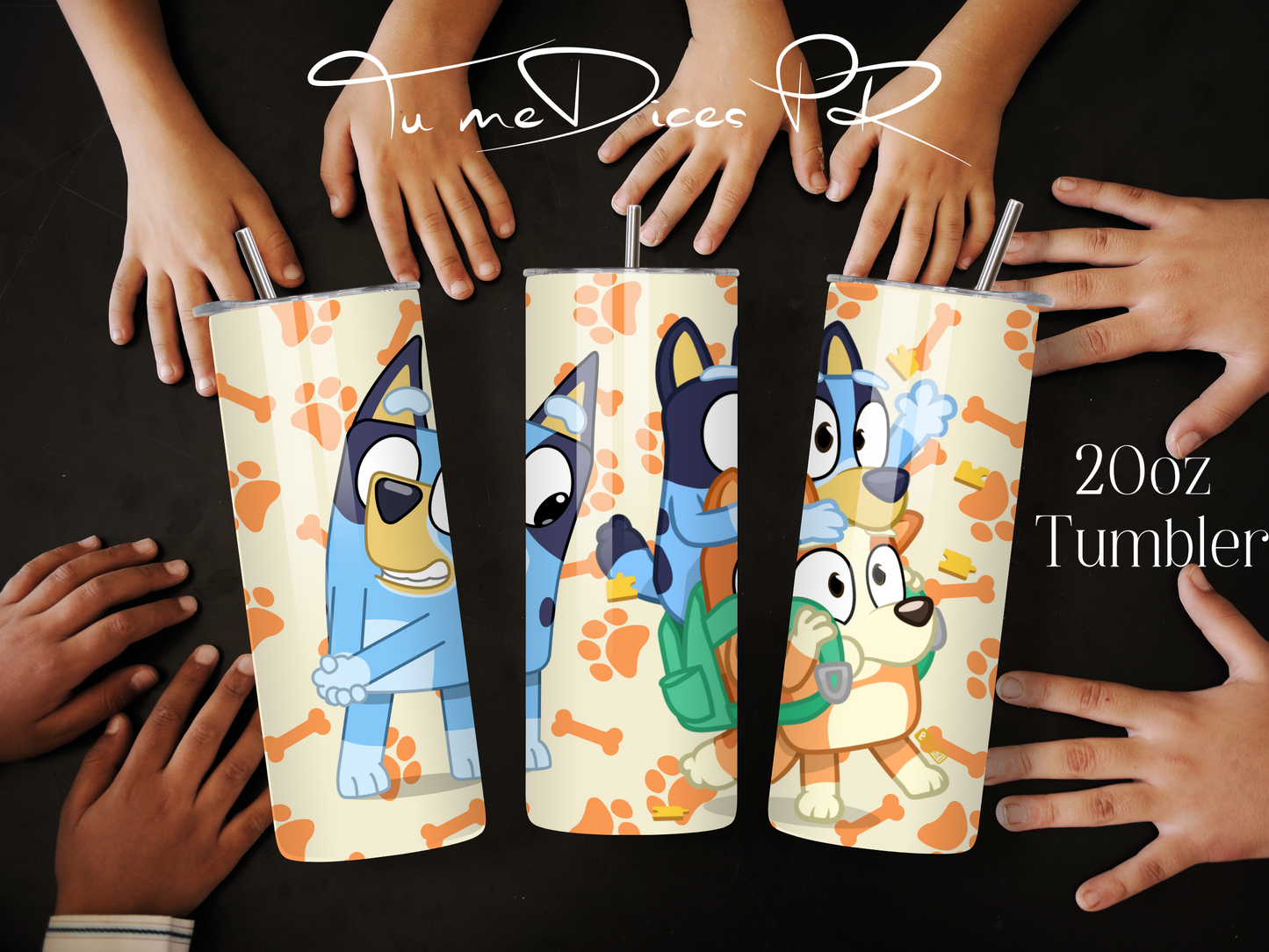 BLUEY Skinny Tumbler