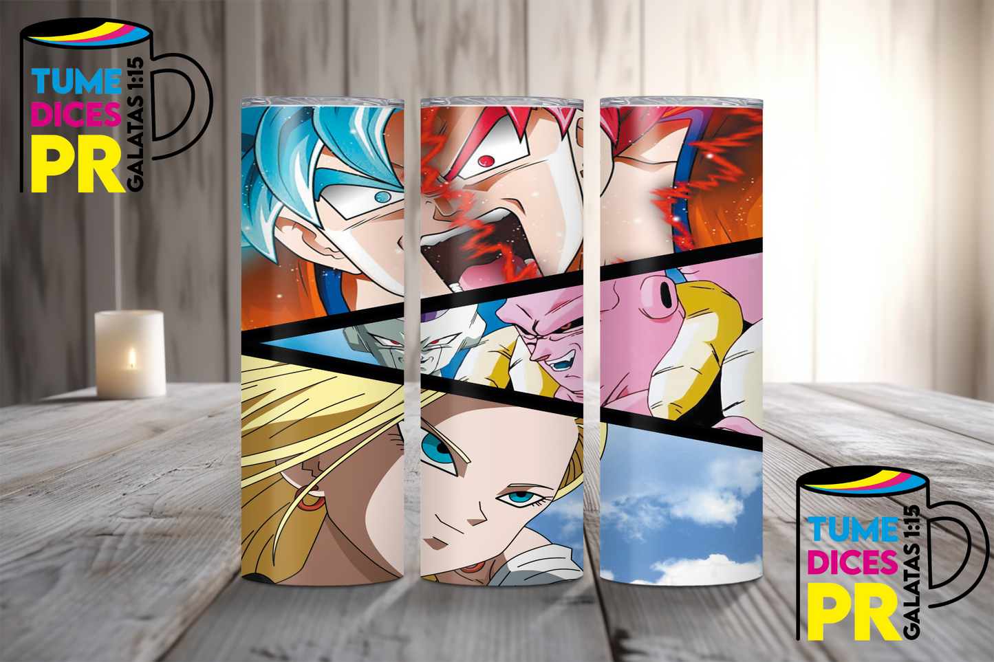 ANIME Skinny Tumbler