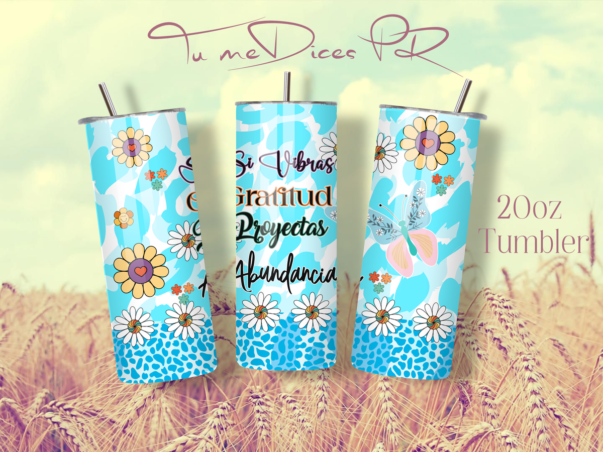 Tumbler Cristianos Skinny 20 oz | Personalizable | Mantiene frío y calor