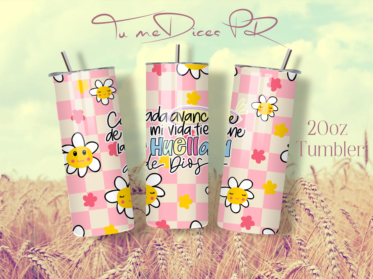 Tumbler Cristianos Skinny 20 oz | Personalizable | Mantiene frío y calor