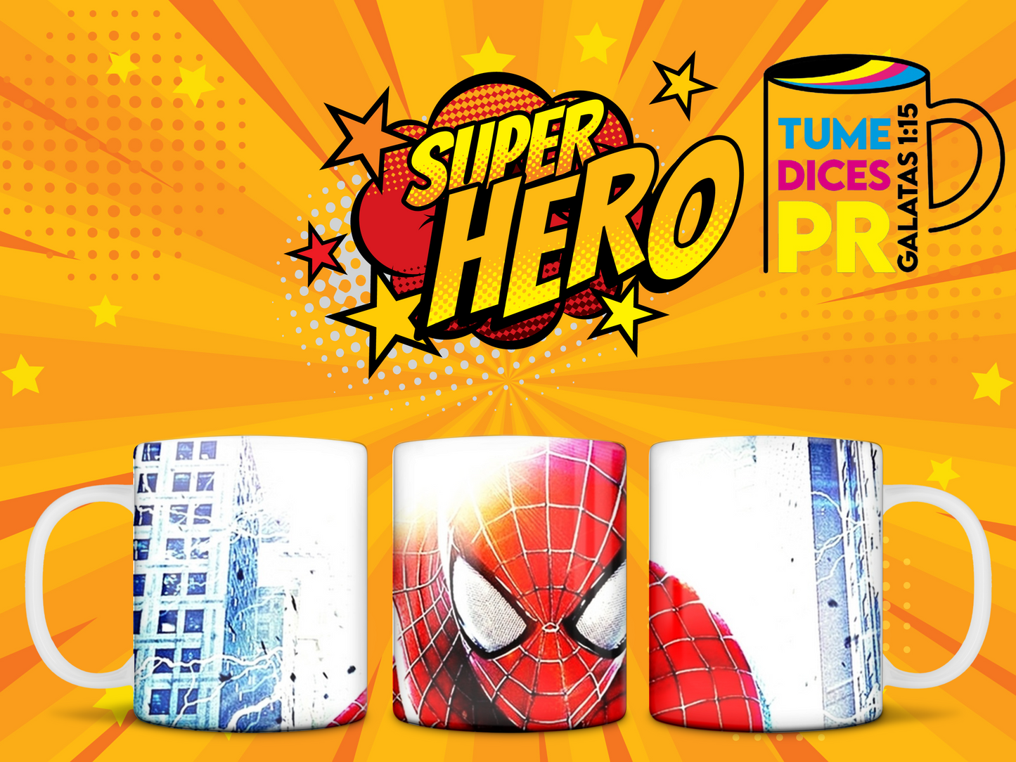 Taza Super Heroes