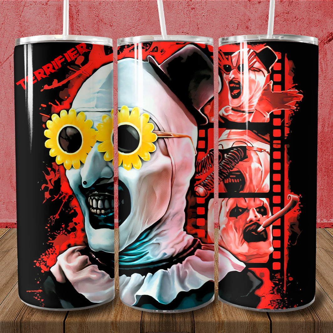 Terrifier Skinny Tumbler
