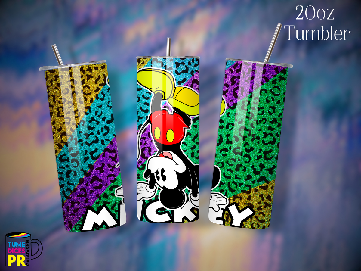 Tumbler Mundo Mágico 1 Skinny 20 oz | Personalizable | Mantiene frío y calor