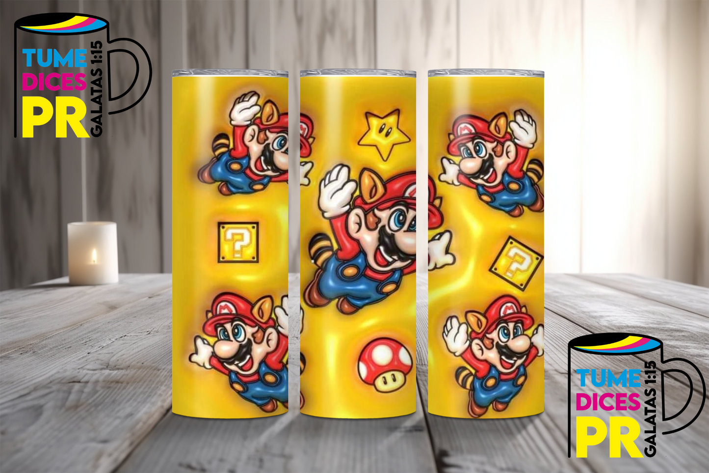 MARIO BROS Skinny Tumbler