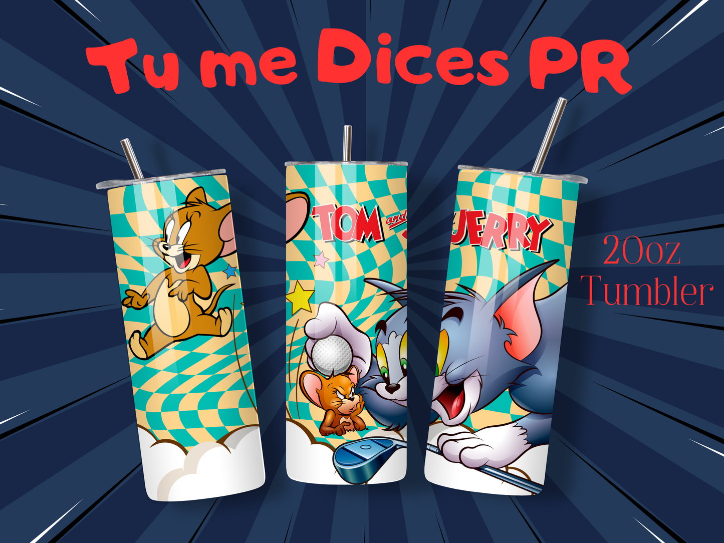 Tom & Jerry Skinny Tumbler