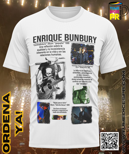 ENRIQUE BUNBURY Camisetas