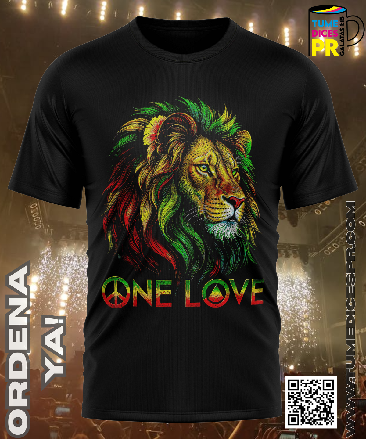 Camiseta BOB MARLEY | Algodón y poliéster | Tallas S–XL