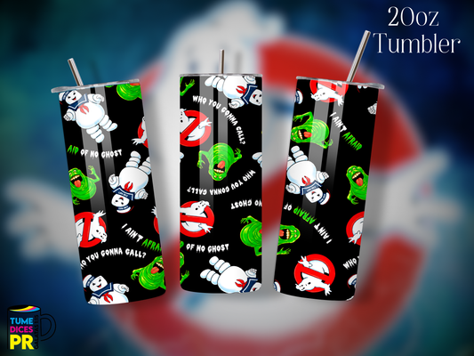 Tumbler Ghostbusters Skinny 20 oz | Personalizable | Mantiene frío y calor