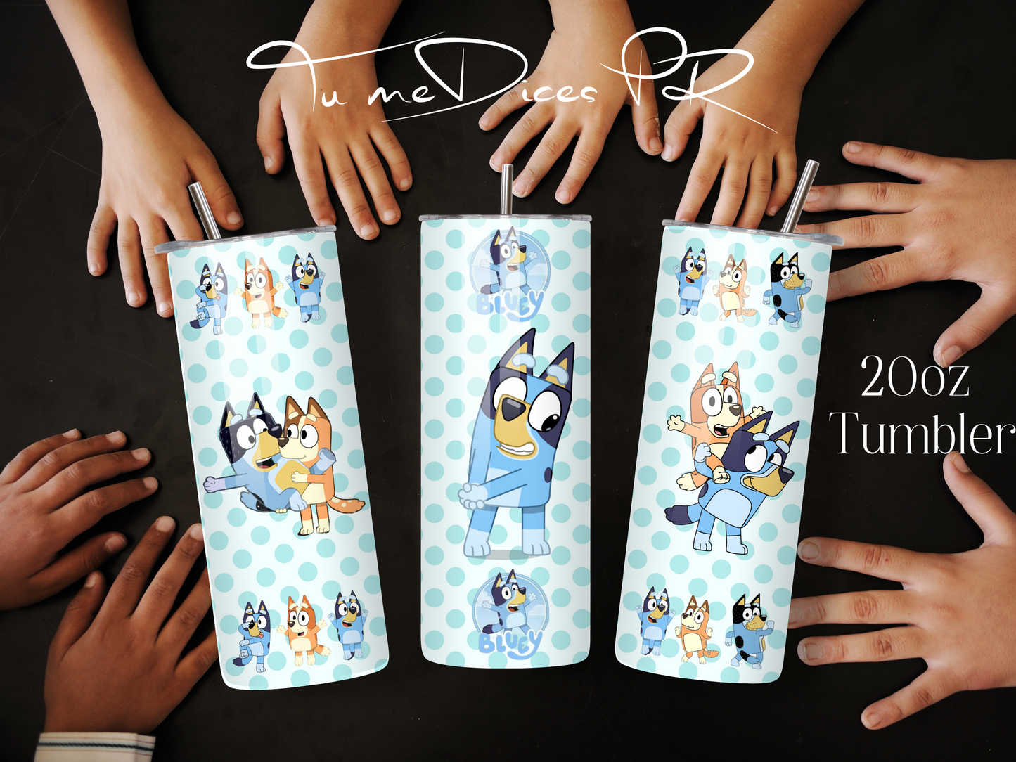 BLUEY Skinny Tumbler