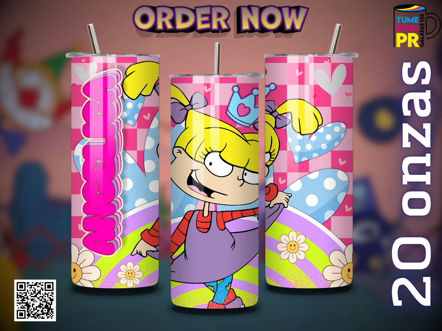 RUGRATS Skinny Tumbler