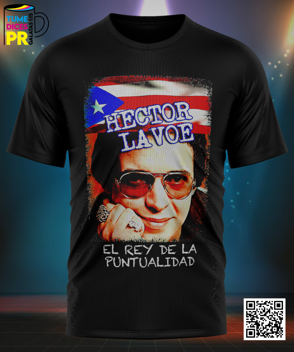 Camiseta HECTOR LAVOE | Algodón y poliéster | Tallas S–XL