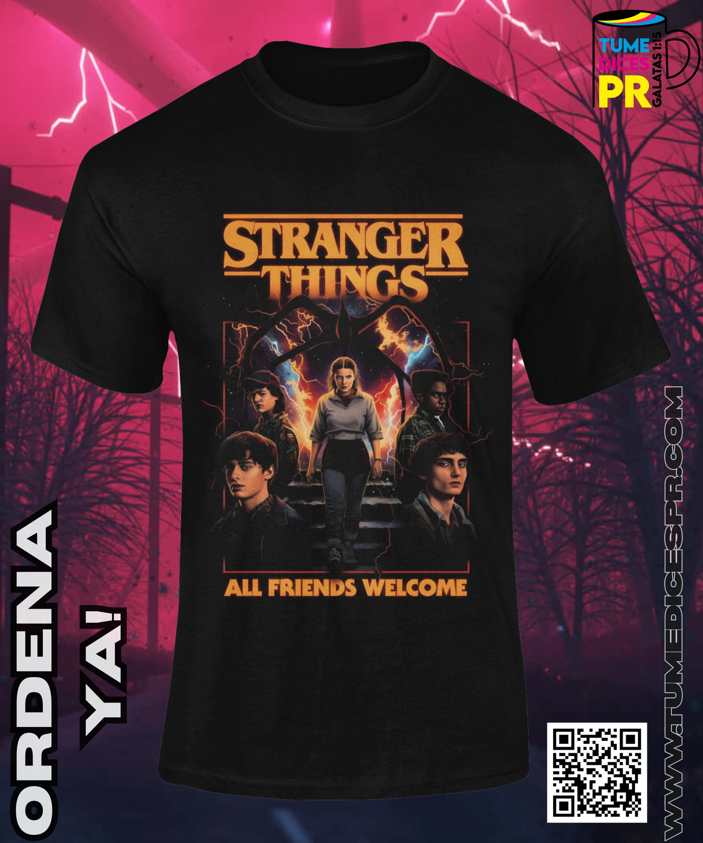 STRANGER THINGS Camisetas