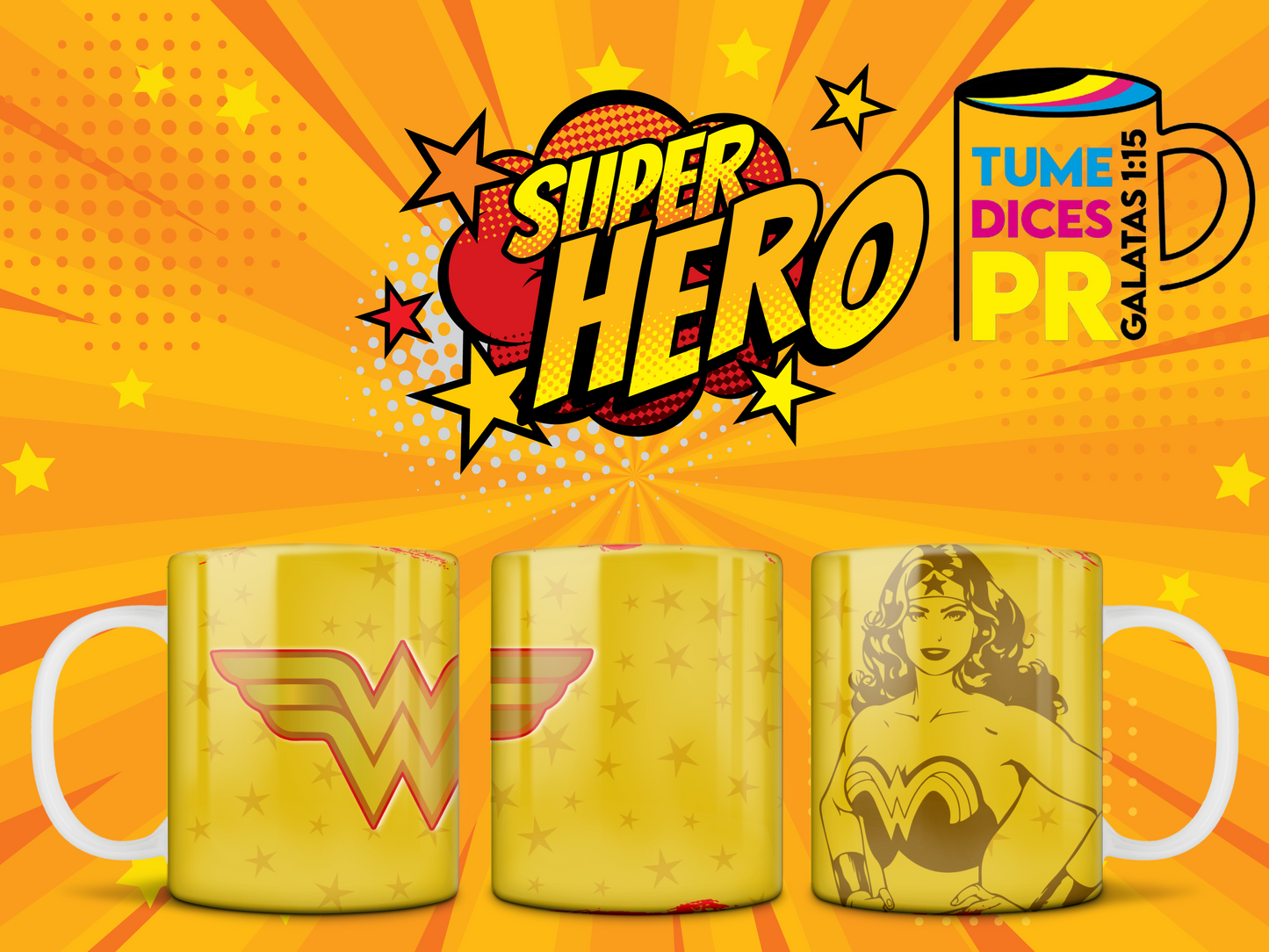 Taza Super Heroes