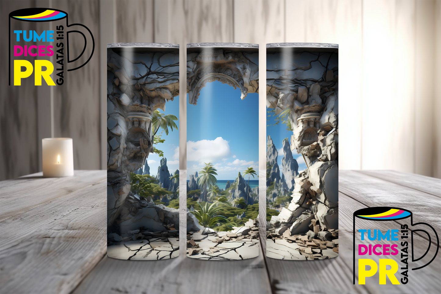 PAISAJES Skinny Tumbler