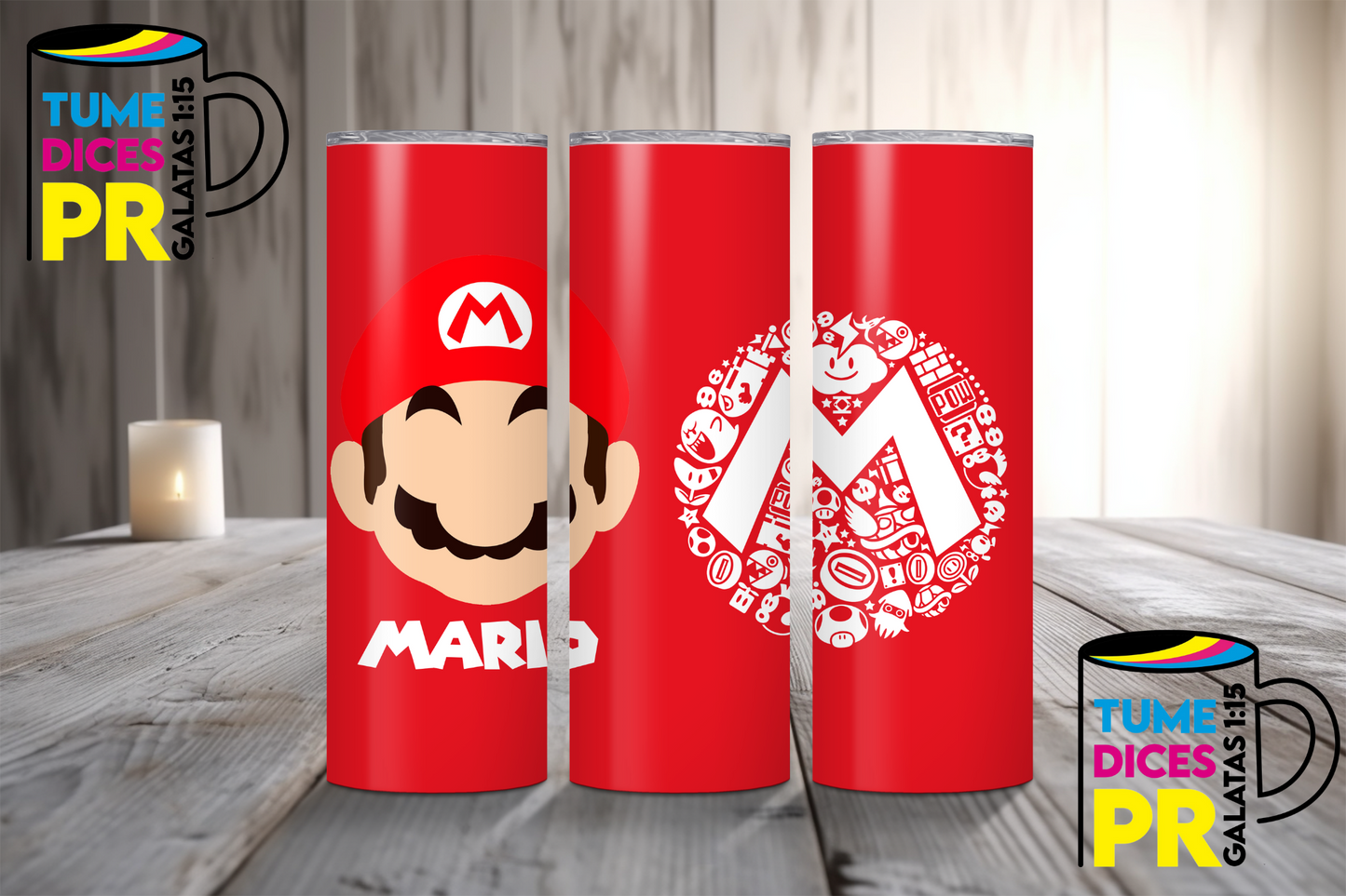MARIO BROS Skinny Tumbler