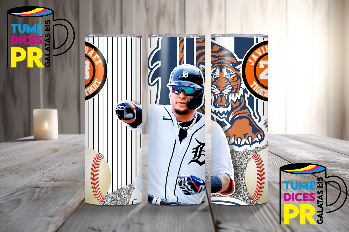 BASEBALL Skinny Tumbler