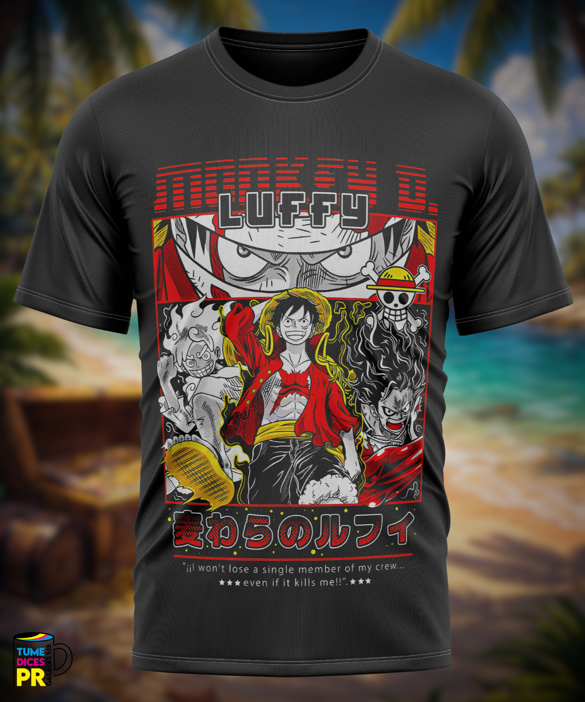 Camiseta ONE PIECE 1 | Algodón y poliéster | Tallas S–XL