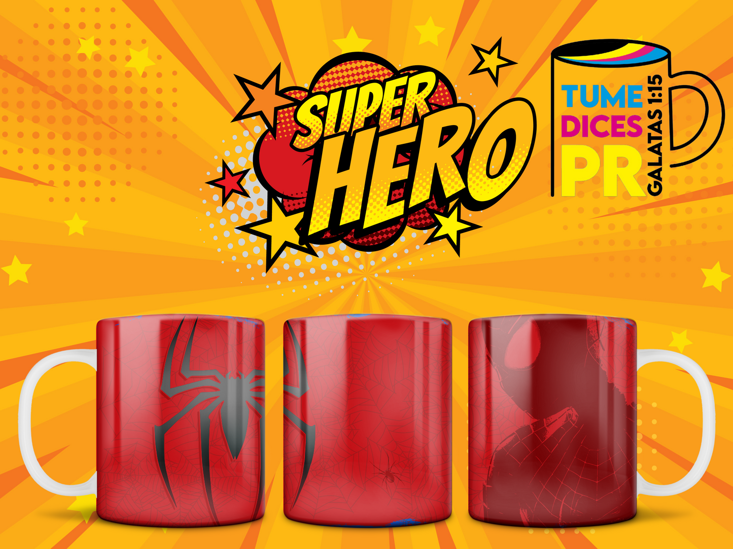 Taza Super Heroes