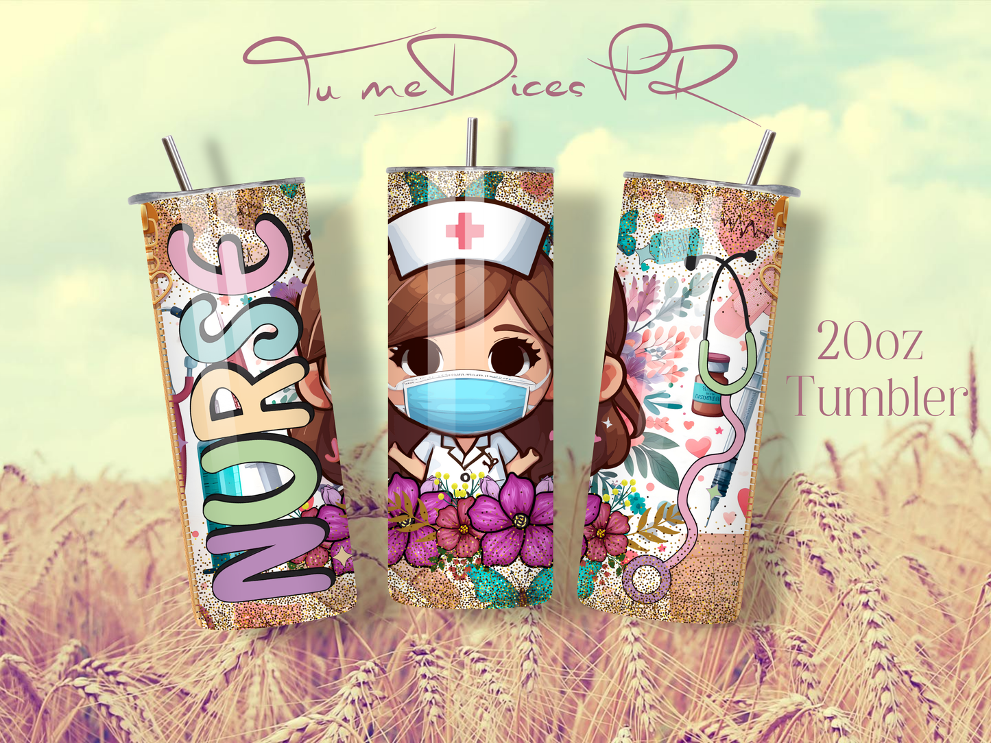 ENFERMER@S 2 Skinny Tumbler
