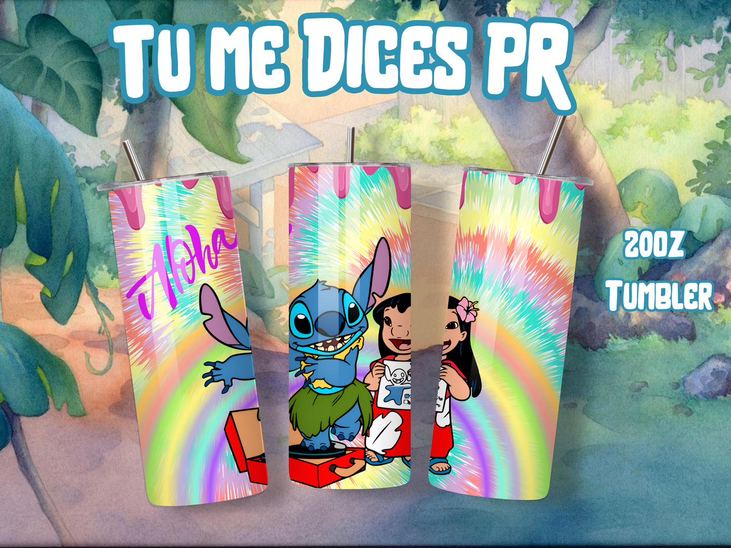 LILO & STITCH Skinny Tumbler