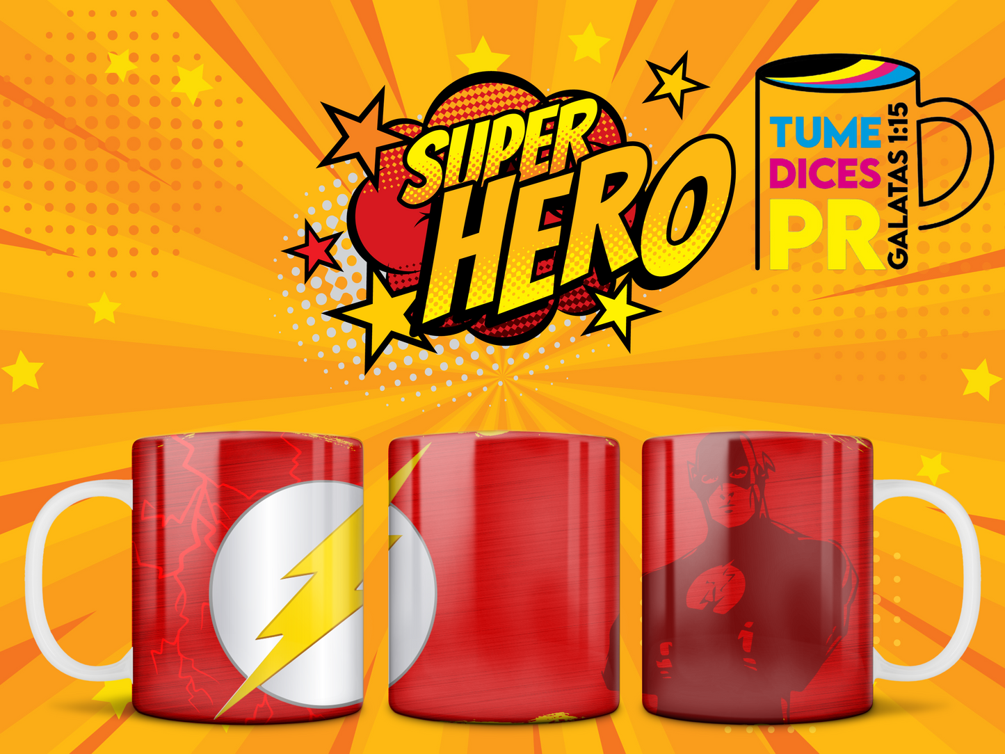 Taza Super Heroes