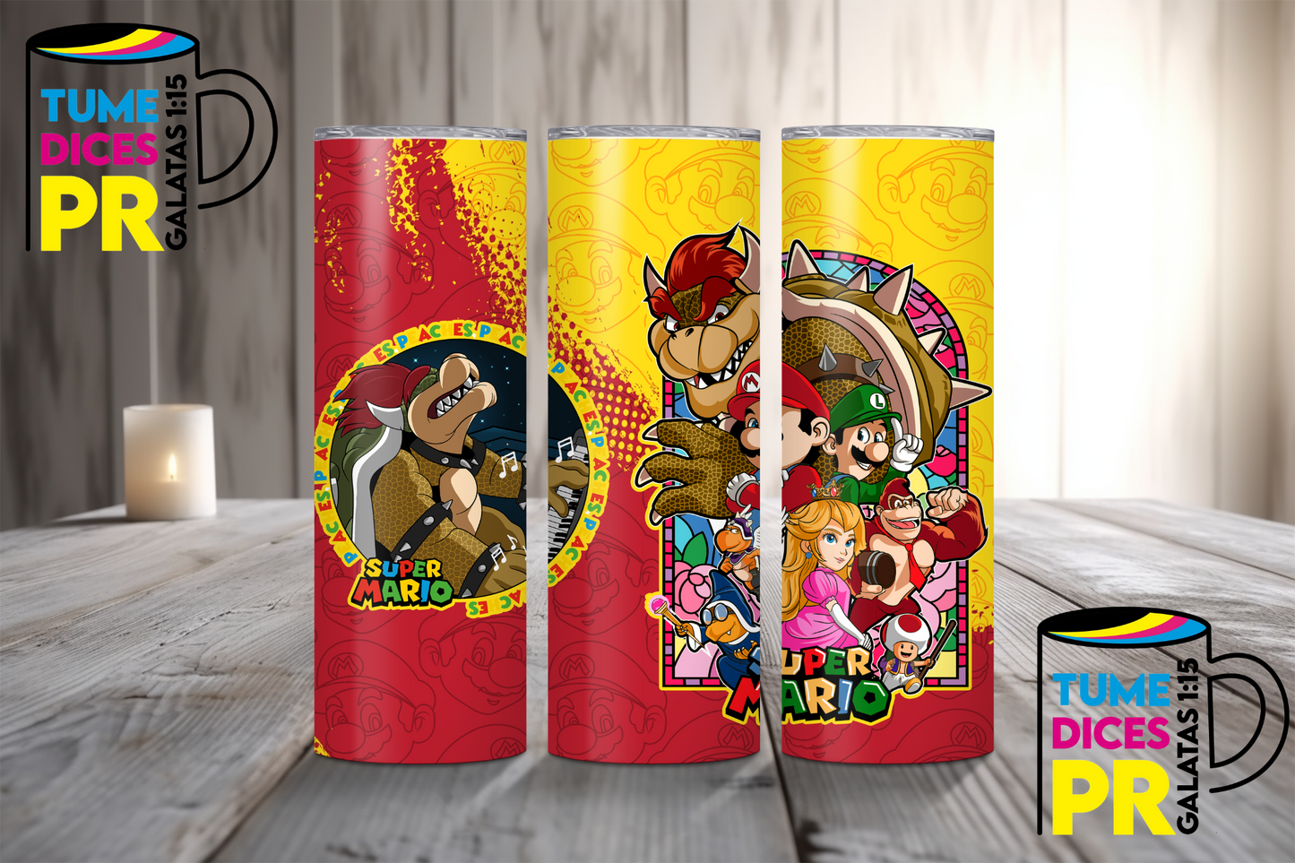 MARIO BROS Skinny Tumbler