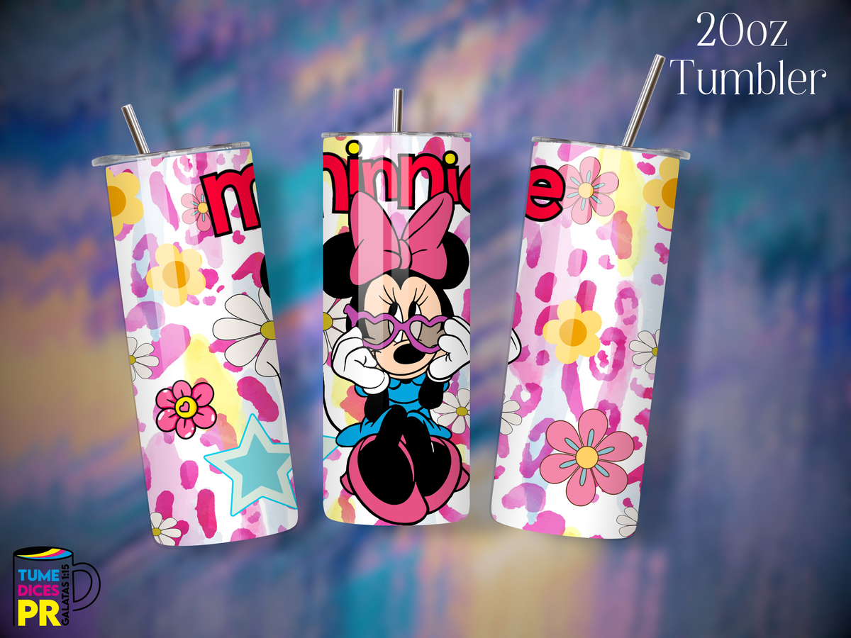 Tumbler Mundo Mágico 1 Skinny 20 oz | Personalizable | Mantiene frío y calor